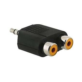 Adaptateur stéréo mini jack RCA|Gigamedia-GGMPAKAMJRCA