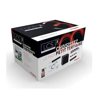 Pack coffret petit tertiaire 19pouces pour installation jusqu'à 20 prises RJ45|Legrand-LEG646271