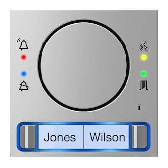 Façade pour module audio avec bouton double|Came france-KAM60020070