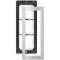 Cadre avec châssis porte-modules pour 3 modules