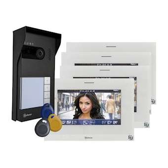 Kit vidéo SOUL 4 appels avec moniteur ART7H (BM + Mémoire + Contrôle accès)|Golmar-BITGS5440-ART7H