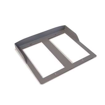 Visière de boîtier à encastrer pour 2 modules x 2|Came france-KAM60020560