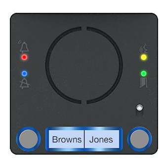 Façade pour module audio avec bouton double|Came france-KAM60020620