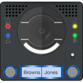 Façade pour module audio-vidéo avec bouton double|Came france-KAM62030090