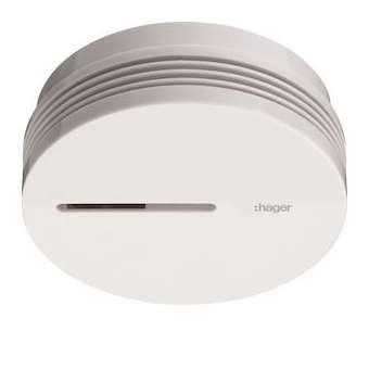 Détecteur avertisseur autonome de fumée (DAAF) pile lithium 10 ans|Hager-HAGTG600AL