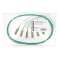 Lot de 6 pigtails SC OM3 50/125 µm 2 m