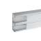 Goulotte d'installation clip45 TerCia TA-C45 134x55 2 compartiments alucolor