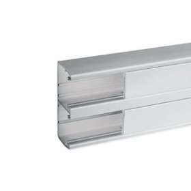 Goulotte d'installation clip45 TerCia TA-C45 134x55 2 compartiments alucolor|Iboco-IBOB45212