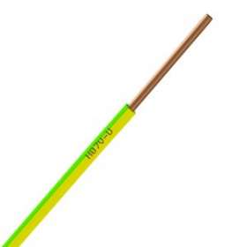 Fil rigide H07V-U 1G1.5 Vert-jaune couronne de 750m|Fils et Câbles Druise-FILH07VU1,5VJC750NXS