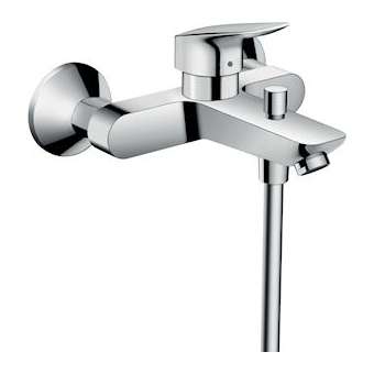Mitigeur bain/douche C2 avec cartouche à 2 vitesses chromé|Hansgrohe-HA371401000