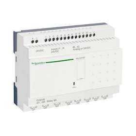 Zelio Logic - relais intelligent compact - 20 E/S 24Vcc - horloge - ss affichage|Schneider Electric-SCHSR2E201BD
