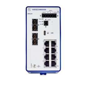 BRS20-8TX/2FX, Switch Ethernet industriel RAIL DIN administrable|Hirschmann france-HIR942170004