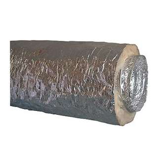 Conduit flexible souple L 10m algaine alu insonorisé M0-M1 diamètre 200|Aldes-ALD11091935