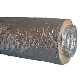 Conduit flexible souple L 10m algaine alu insonorisé M0-M1 diamètre 200|Aldes-ALD11091935