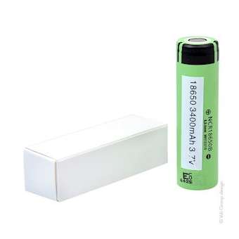 Accumulateur(s) Accus Lithium-Ion PANASONIC NCR18650B 3.6V 3.4Ah FT|Enix energies-NXGACL9037