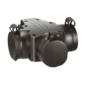 Prolongateur caoutchouc 3x2P+T 16A IP44 IK08 avec anneau de suspension|Legrand-LEG050578