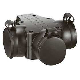 Prolongateur caoutchouc 3x2P+T 16A IP44 IK08 avec anneau de suspension|Legrand-LEG050578