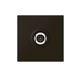 Prise télévision D9,52mm mâle Mosaic 2 modules - noir mat|Legrand-LEG079182L