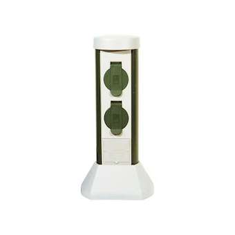 GREEN - Borne extérieure PC + T|Aric-ARI3562