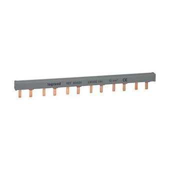 Peigne d'alimentation 2P HX³ traditionnel pour bornes vis - longueur 12 modules|Legrand-LEG404938