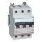 Disjoncteur DX³ 6000 -vis/vis-3P- 400V~-10A-10kA-courbeC-peigne HX³ trad 4P -3M