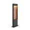 FLATT 65, borne extérieure, anthracite/imitation bois, LED, 9,7W, 3000/4000K, IP