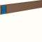 Moulure ATA 12x50 1 cloison Marron