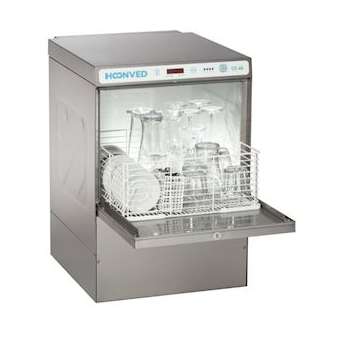 Lave-verres et lave-vaisselle, paniers 400x400, adouciseur et pompe de vidange|Hoonved-HOVCE46D-PS-1