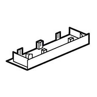 Embout extrémité goulotte - Pour goulotte GTL Viadis 13 modules - Blanc Artic|Planet wattohm-PLW16703