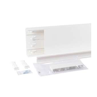 Goulotte GTL complète Drivia 13 65x250mm mi-longueur + couvercle -longueur 1,66m|Legrand-LEG030108