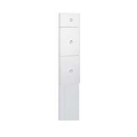 Goulotte GTL complète Drivia 13 65x250mm mi-longueur + 2 couvercles - long.1,66m|Legrand-LEG030109