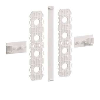 Jeu de 2 éclisses pour socle GTL|Hager-HAGJZ103