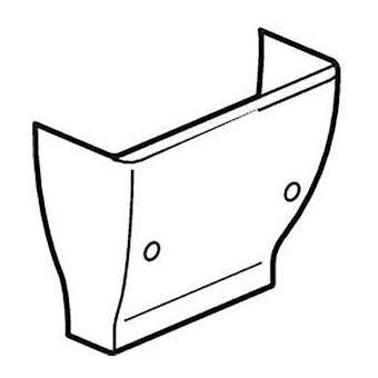 Embout extrémité goulotte - Pour goulotte GTL Viadis 18 modules - Blanc Artic|Planet wattohm-PLW16723