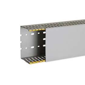 Goulotte de câblage au pas de 12,5 T1-D 100x80 grise|Iboco-IBOB12524