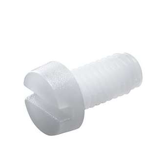 Vis nylon tête cylindrique 6x12mm pour fixation goulottes Segma toute dimension|Planet wattohm-PLW25050