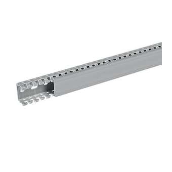 Goulotte Segma 40mmx25mm - Pas de 6mm à 6,5mm - 1 couvercle - Longueur 2m - PVC|Planet wattohm-PLW21152