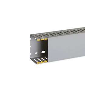 Goulotte de câblage au pas de 12,5 T1-D 80x60 grise|Iboco-IBOB12515