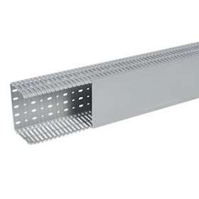 Goulotte Segma 150mmx100mm - Pas de 6mm à 6,5mm - 1 couvercle - Longueur 2m -PVC|Planet wattohm-PLW21175