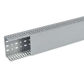 Goulotte Segma 120mmx60mm - Pas de 6mm à 6,5mm - 1 couvercle - Longueur 2m - PVC|Planet wattohm-PLW21164