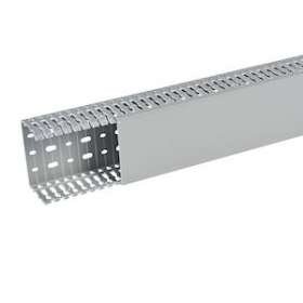 Goulotte Segma 100mmx60mm - Pas de 6mm à 6,5mm - 1 couvercle - Longueur 2m - PVC|Planet wattohm-PLW21163