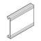 Couvercle complémentaire largeur 60mm - Longueur 2m - Pour goulottes Segma 60mm