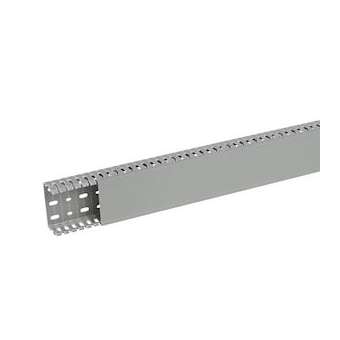 Goulotte Segma 80mmx40mm - Pas de 6mm à 6,5mm - 1 couvercle - Longueur 2m - PVC|Planet wattohm-PLW21157