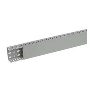 Goulotte Segma 80mmx40mm - Pas de 6mm à 6,5mm - 1 couvercle - Longueur 2m - PVC|Planet wattohm-PLW21157
