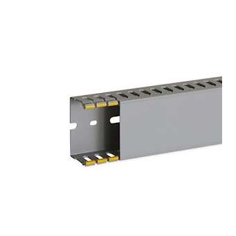Goulotte de câblage au pas de 12,5 T1-D 60x40 grise|Iboco-IBOB12507