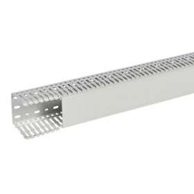 Goulotte de câblage Segma sans halogène - 80x80mm - Fond+couvercle - Longueur 2m|Planet wattohm-PLW31058