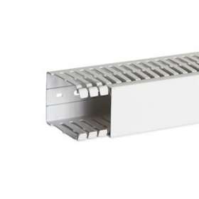 Goulotte de câblage au pas de 12,5 sans halogène T1-ZH 60x80 grise|Iboco-IBOB12582