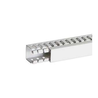 Goulotte de câblage au pas de 12,5 sans halogène T1-ZH 25x40 grise|Iboco-IBOB12565