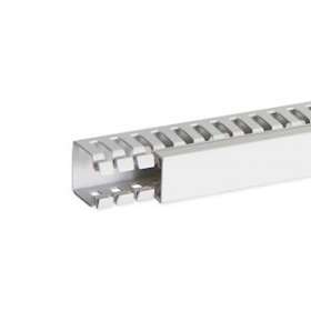 Goulotte de câblage au pas de 12,5 sans halogène T1-ZH 25x40 grise|Iboco-IBOB12565