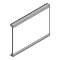 Couvercle complémentaire largeur 100mm - Longueur 2m -Pour goulottes Segma 100mm