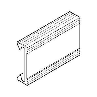 Couvercle complémentaire largeur 25mm - Longueur 2m - Pour goulottes Segma 25mm|Planet wattohm-PLW26201